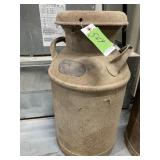 BRASS TAG CREAM CAN PAUL F YOST SUTTON, NE CB&Q