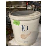 10 GALLON RED WING ERY GOOD SHAPE