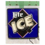 Lite Ice Neon Sign  10 x 9 x 3  - works
