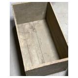 WOOD SHIPPING BOX  27" X 15" X 12"