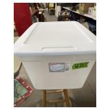 STERILITE 58 QT TOTE W/LID  22" X 15" X 12"