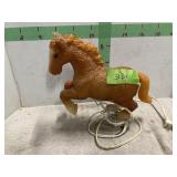PLASTIC HORSE LAMP