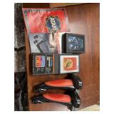 ATARI GAME SET W/MULTI CONTROLLERS & 15 CASSETTES