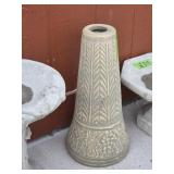 CONCRETE BIRD BATH  PEDESTAL 10" X 20"
