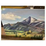 MOUNTAIN SCENE 48" X 36"