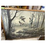 MALLARDS SCENE 64" X 44"