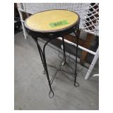 ICE CREAM PARLOR STOOL  12" D X 26" T