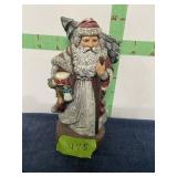 PLASTER SANTA 12" TALL   VERY HEAVY