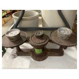BALANCE SCALE PAT. 1867 W/WEIGHTS