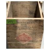 WOOD BOX 11" X 10" X 14"