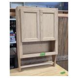 OVER THE TOLIET CABINET WITH TOWEL BAR