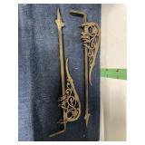 Brass Flag Holders    19 long