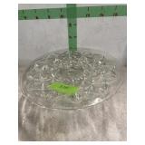 GLASS CAKE PLATE