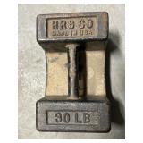 SCALE WEIGHT 30#