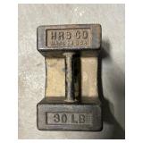 SCALE WEIGHT 30#