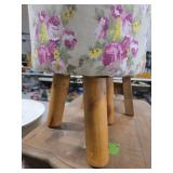 PADDED STOOL  12" D X 15" T