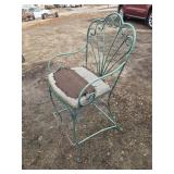 4 METAL PATIO STOOLS  48" TALL