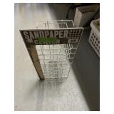 SANDPAPER DISPLAY RACK