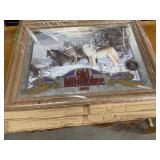 OLD MILWAUKEE WOLF MIRROR  20" X 16"