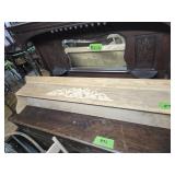 WOOD FIREPLACE MANTEL  49" X 8" X 12"