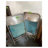 2 SAMSONITE FOLDING CHAIRS