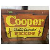 METAL COOPER FEED SIGN  60" X 42"