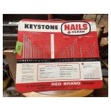 KEYSTONE METAL NAIL DISPLAY SIGN  20" X 18"