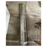 13 PIECES VINTAGE TIN  CORNER PIECES   7" X 48"