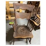 PRESS BACK ROCKING CHAIR