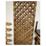 2 LATTICE PANELS  72" X 24"