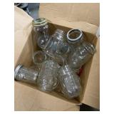 8- PINT JARS AND 8-QUART JARS