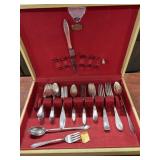 WILLIAM & MAJOR SILVERWARE SET  NOT COMPLETE