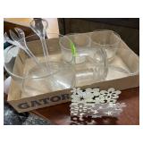 GLASS SALAD SET