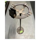 BRASS?? ASH TRAY STAND 30" TALL