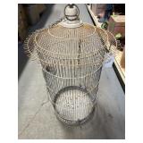METAL BIRD CAGE  12" D X 28" T