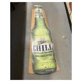Miller Lite Carboard Poster   19 x 30