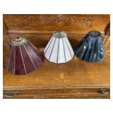 3- PLASTIC? LIGHT SHADES   8" X 6"