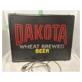 Plastic Dakota Wheat Beer   20 x 15 x 4 - works