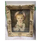 LITTLE GIRLT PICTURE  10" X 12"