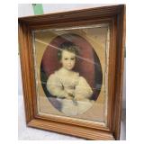 LITTLE GIRL PICTURE  13" X 16"