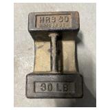 SCALE WEIGHT 30#