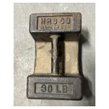SCALE WEIGHT 30#