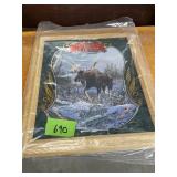 OLD MILWAUKEE MOOSE  17" X 20"