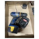 RYOBI 12 VOLT DRILL  BATTERY & CHARGER