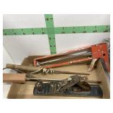 Stanley Wood Plane & Large Caulking Gun