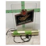 Miller Genuine Draft Lighted Sign  11 x 12 x 4