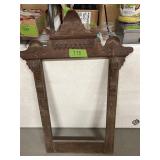 ORNATE MIRROR FRAME  27" X 40"  NO MIRROR