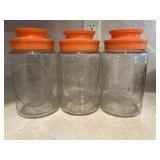 3 CANISTER JARS