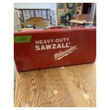 MILWAUKEE HEAVY DUTY SAWZALL W/BLADES