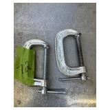 Two 2" C Clamps